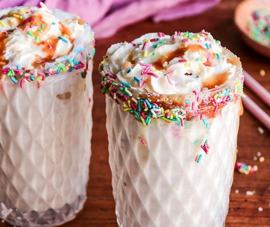 Milkshake με καραμέλα, ελαιόλαδο και αλάτι