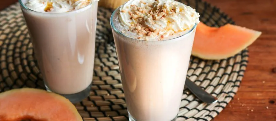 Milkshake με πεπόνι και ελαιόλαδο