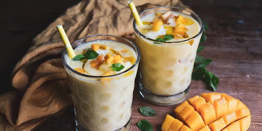 Smoothie με μάνγκο και ελαιόλαδο