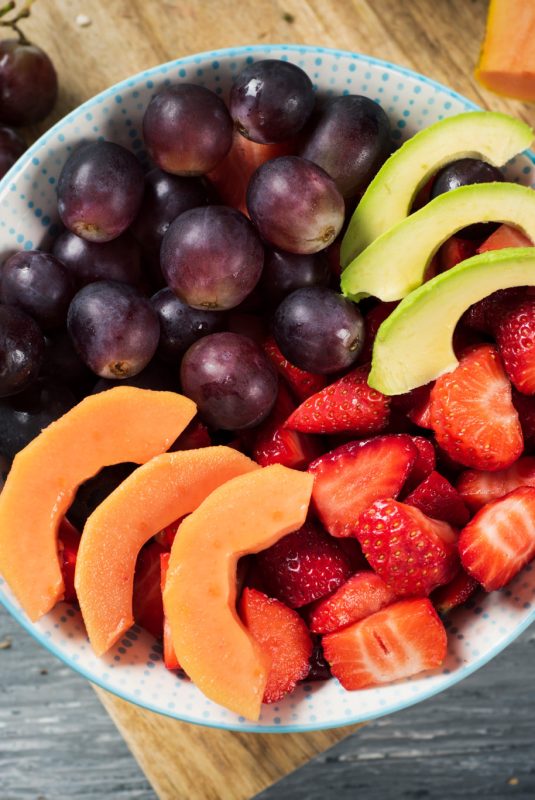 summer-appetizer with fruit
